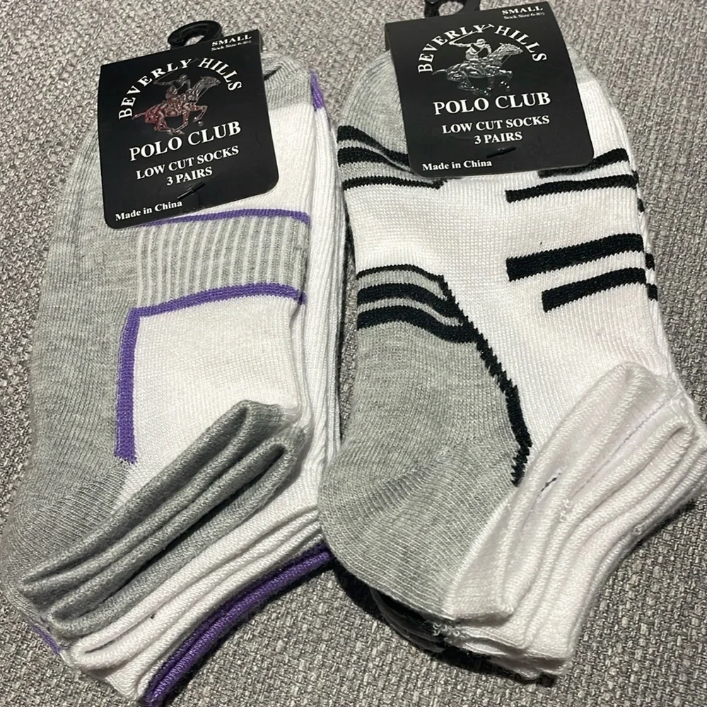 NWT Beverly Hills Polo Club low cut socks